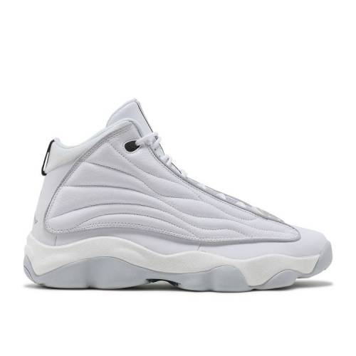 【 AIR JORDAN JORDAN PRO STRONG 'WHITE LLIC PLATINUM' / WHITE LLIC PLATINUM 】 ナイキ プロ 白色 ホワイト プラチナム エアジョーダン スニーカー メンズ