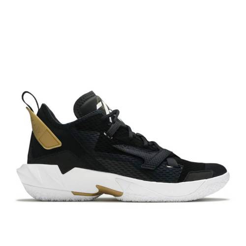 【 AIR JORDAN JORDAN WHY NOT ZER0.4 'FAMILY' / BLACK METALLIC GOLD WHITE 】 ナイキ 黒色 ブラック ゴールド 白色 ホワイト エアジョーダン スニーカー メンズ