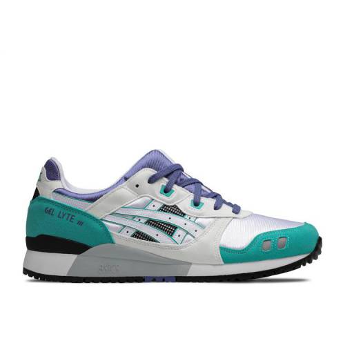 【 ASICS GEL LYTE 3 OG RETRO 'TEAL' 2020 / WHITE BLUE 】 白色 ホワイト 青色 ブルー スニーカー メンズ アシックス|スニケス