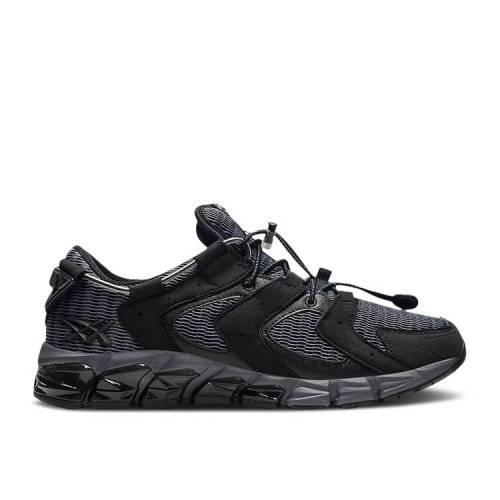 【 ASICS GEL QUANTUM 180 RE \u0027BLACK CARRIER GREY\u0027 / BLACK CARRIER GREY 】 黒いこと 黒いこと 薄墨色 薄墨色 スニーカー メンズ アシックス