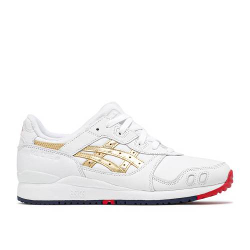 【 ASICS KITH X GEL LYTE 3 OG 'TOKYO TRIO PACK - SUPER GOLD' / WHITE.RICH GOLD 】 ゴールド WHITE.RICH スニーカー メンズ アシックス