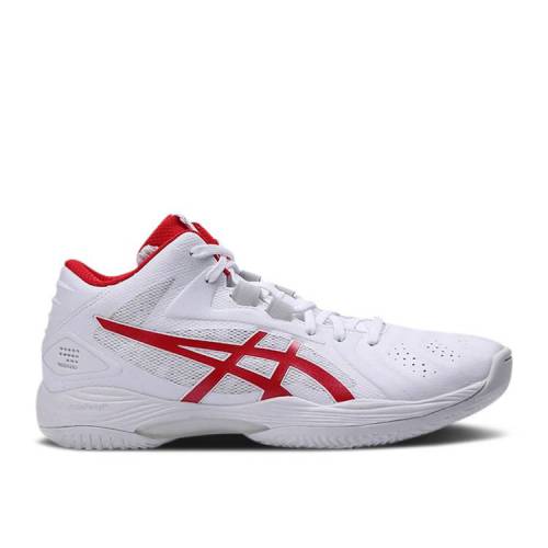【 ASICS GELHOOP V13 WHITE RED / WHITE RED 】 白色 ホワイト 赤 レッド スニーカー メンズ アシックス