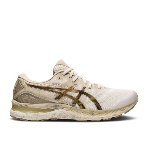 【 ASICS GEL NIMBUS 23 'EARTH DAY' / CREAM PUTTY 】 クリーム スニーカー メンズ アシックス|スニケス