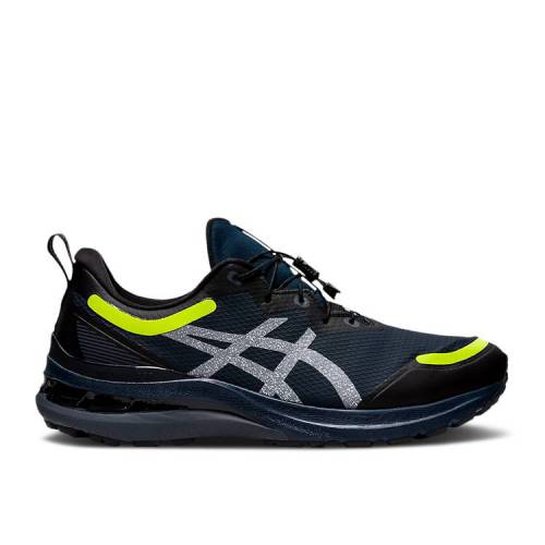【 ASICS GEL KAYANO 28 AWL \u0027FRENCH BLUE REFLECTIVE\u0027 / FRENCH BLUE SAFETY YELLOW 】 青味 青み 黄味がかった 黄色 スニーカー メンズ アシックス
