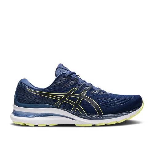 【 ASICS GEL KAYANO 28 'THUNDER BLUE' / THUNDER BLUE GLOW YELLOW 】 サンダー 青色 ブルー 黄色 イエロー スニーカー メンズ アシックス|スニケス