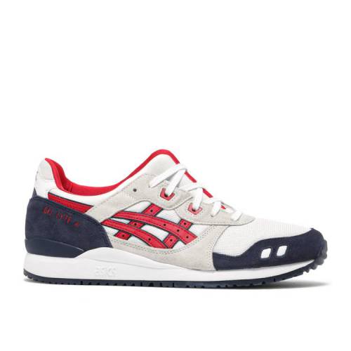 【 ASICS GEL LYTE 3 OG \u0027EMERGING MARKET\u0027 / WHITE RED 】 白いこと 白いこと 赤 赤いこと スニーカー メンズ アシックス