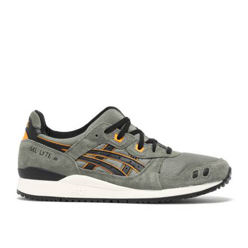 【 ASICS GEL LYTE 3 OG \u0027LICHEN GREEN\u0027 / LICHEN GREEN BLACK 】 緑 緑であること 黒いこと 黒いこと スニーカー メンズ アシックス