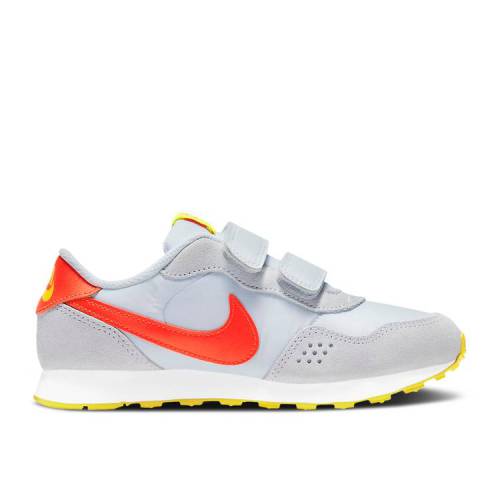 【 NIKE MD VALIANT PS 'FOOTBALL GREY BRIGHT CRIMSON' / FOOTBALL GREY LIGHT ARMORY BLUE 】 灰色 グレー 青色 ブルー ジュニア キッズ ベビー マタニティ スニーカー ナイキ