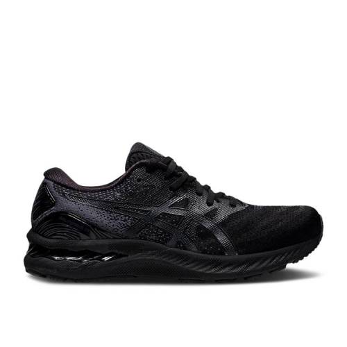 【 ASICS GEL NIMBUS 23 \u0027TRIPLE BLACK\u0027 / BLACK BLACK 】 黒いこと 黒いこと スニーカー メンズ アシックス