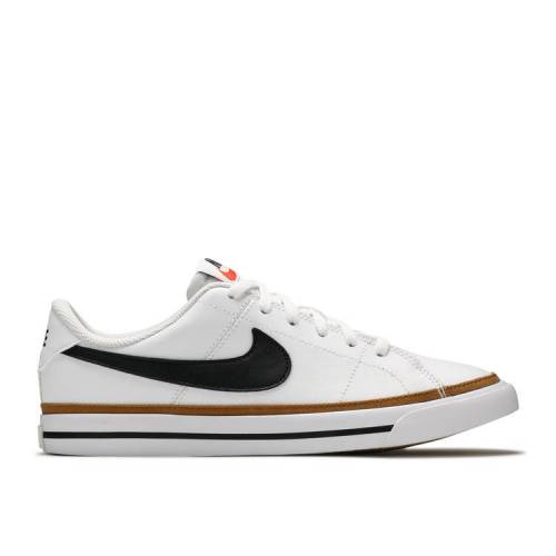 【 NIKE COURT LEGACY GS 'WHITE DESERT OCHRE' / WHITE DESERT OCHRE GUM LIGHT 】 コート レガシー 白色 ホワイト ジュニア キッズ ベビー マタニティ スニーカー ナイキ