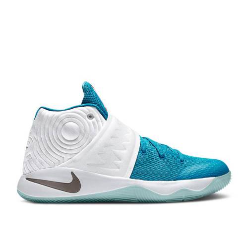 【 NIKE KYRIE 2 GS 'CHRISTMAS' / WHITE BLUE LAGOON OMEGA BLUE 】 カイリー 白色 ホワイト 青色 ブルー ジュニア キッズ ベビー マタニティ スニーカー ナイキ|スニケス