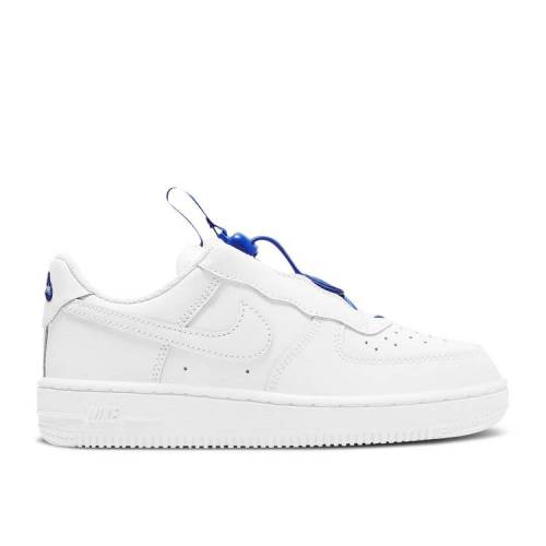 【 NIKE FORCE 1 TOGGLE PS 'WHITE HYPER ROYAL' / WHITE HYPER ROYAL WHITE 】 白色 ホワイト ジュニア キッズ ベビー マタニティ スニーカー ナイキ|スニケス