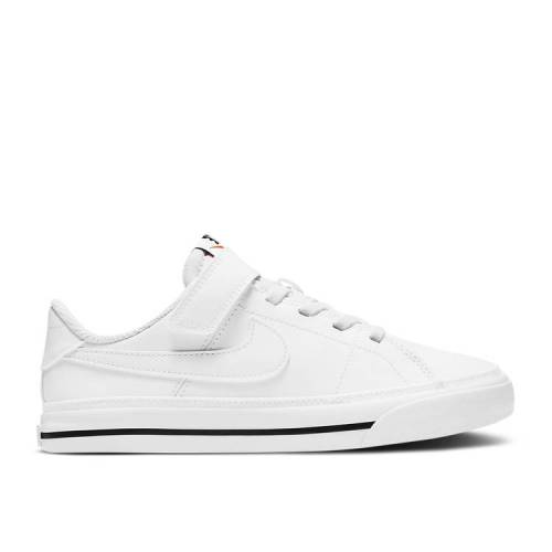 【 NIKE COURT LEGACY PS 'WHITE' / WHITE BLACK WHITE 】 コート レガシー 白色 ホワイト 黒色 ブラック ジュニア キッズ ベビー マタニティ スニーカー ナイキ｜スニケス