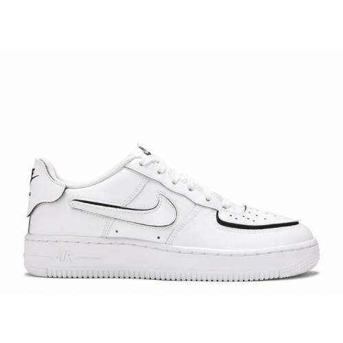 【 NIKE AIR FORCE 1/1 GS 'COSMIC CLAY' / WHITE BLACK COSMIC CLAY WHITE 】 白色 ホワイト 黒色 ブラック エアフォース ジュニア キッズ ベビー マタニティ スニーカー ナイキ|スニケス