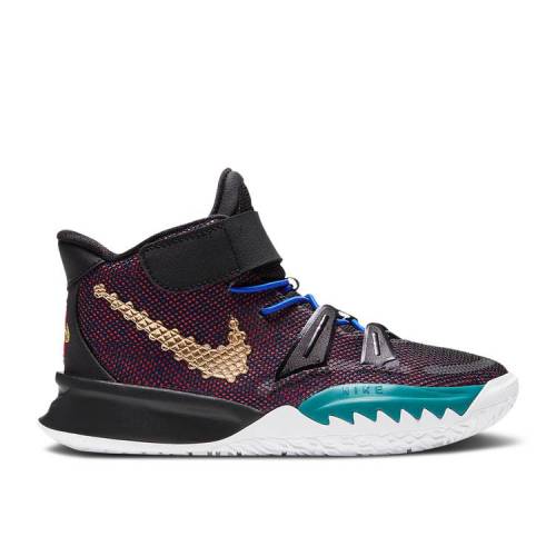 【 NIKE KYRIE 7 PS 'CHINESE NEW YEAR' / BLACK SPIRIT TEAL HYPER PINK 】 カイリー 黒色 ブラック ピンク ジュニア キッズ ベビー マタニティ スニーカー ナイキ