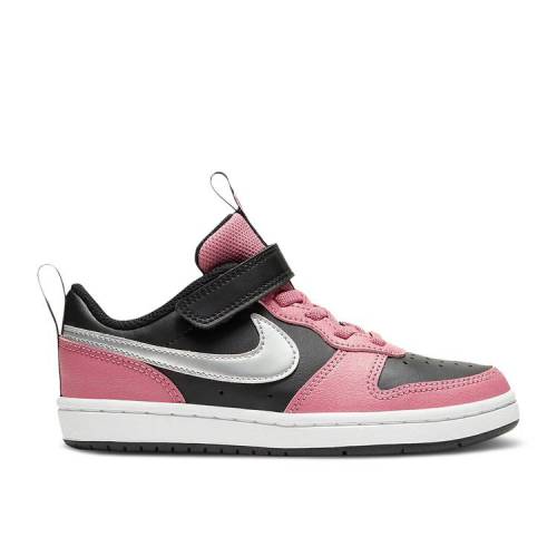 【 NIKE COURT BOROUGH LOW 2 SE PS 'BLACK DESERT BERRY' / DESERT BERRY PINK GLOW BLACK 】 コート ピンク 黒色 ブラック コートバーロウ ジュニア キッズ ベビー マタニティ スニーカー ナイキ|スニケス