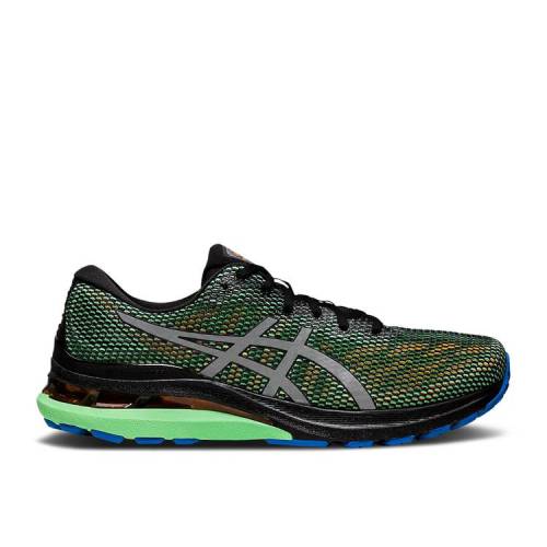 【 ASICS GEL KAYANO 28 LITE-SHOW 'GREEN PURE SILVER' / BLACK PURE SILVER 】 ピュア 黒色 ブラック 銀色 シルバー スニーカー メンズ アシックス｜スニケス