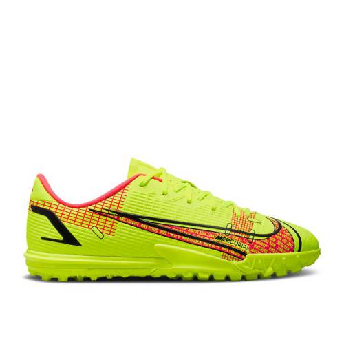 【 NIKE MERCURIAL VAPOR 14 ACADEMY TF GS 'MOTIVATION PACK' / VOLT BRIGHT CRIMSON 】 アカデミー クリムゾン ジュニア キッズ ベビー マタニティ スニーカー ナイキ｜スニケス