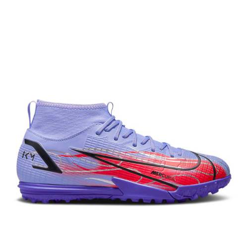 【 NIKE KYLIAN MBAPP・・ X MERCURIAL SUPERFLY 8 ACADEMY TF GS 'FLAMES' / LIGHT THISTLE INDIGO BURST 】 アカデミー 藍色 インディゴ バースト ジュニア キッズ ベビー マタニティ スニーカー ナイキ