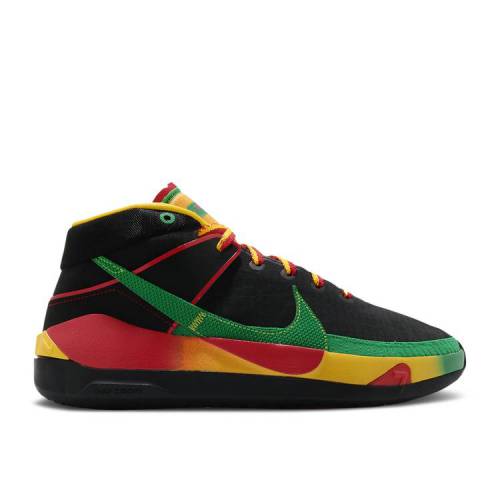 【 NIKE KD 13 EP 'RASTA' / BLACK LUCKY GREEN SPEED YELLOW 】 サーティーン 黒色 ブラック 緑 グリーン スピード 黄色 イエロー スニーカー メンズ ナイキ