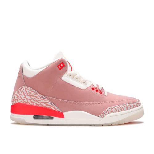 【 AIR JORDAN WMNS JORDAN 3 RETRO \u0027RUST PINK\u0027 / SAIL RUST PINK WHITE CRIMSON 】 ナイキ サクラ色 白いこと 白いこと クリムゾン エアジョーダン スニーカー レディース