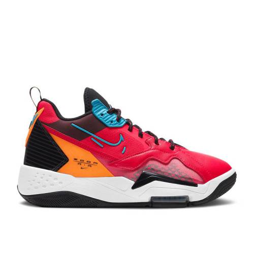 【 AIR JORDAN WMNS JORDAN ZOOM 92 IREN RED / SIREN RED BLACK TOTAL ORANGE 】 ナイキ ズーム 赤 レッド 黒色 ブラック 橙 オレンジ エアジョーダン スニーカー レディース