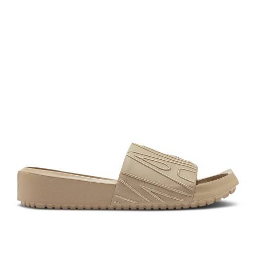 【 AIR JORDAN WMNS JORDAN NOLA SLIDE \u0027KHAKI\u0027 / KHAKI KHAKI 】 ナイキ サンダル カーキ エアジョーダン スニーカー レディース