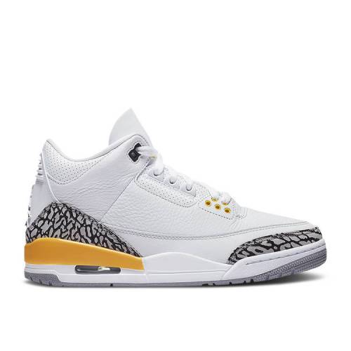 【 AIR JORDAN WMNS JORDAN 3 RETRO \u0027LASER ORANGE\u0027 / WHITE LASER ORANGE CEMENT GREY 】 ナイキ 白いこと 白いこと レーザ 橙 オレンジ色 薄墨色 シメント 薄墨色 エアジョーダン スニーカー レディース