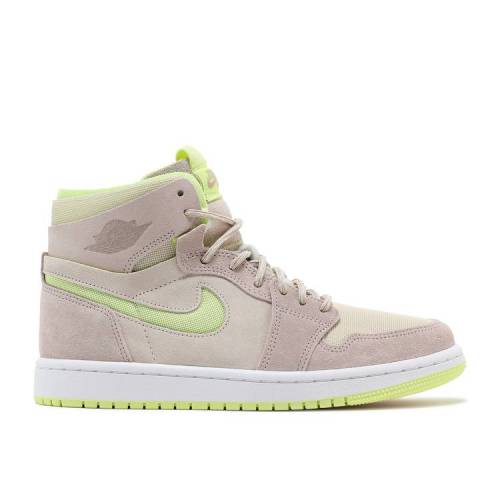 【 AIR JORDAN WMNS JORDAN 1 HIGH ZOOM COMFORT LEMON TWIST / PEARL WHITE FOSSIL LEMON TWIST 】 ナイキ ハイ ズーム パール 白色 ホワイト エアジョーダン スニーカー レディース