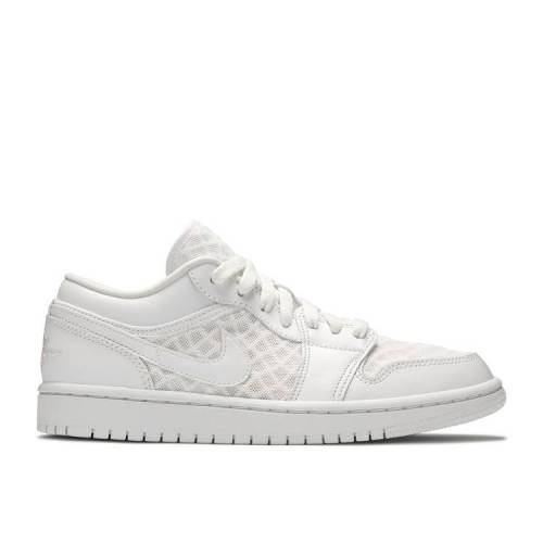 【 AIR JORDAN WMNS JORDAN 1 LOW BREATHE 'TRIPLE WHITE' / WHITE WHITE WHITE 】 ナイキ 白色 ホワイト エアジョーダン スニーカー レディース｜スニケス