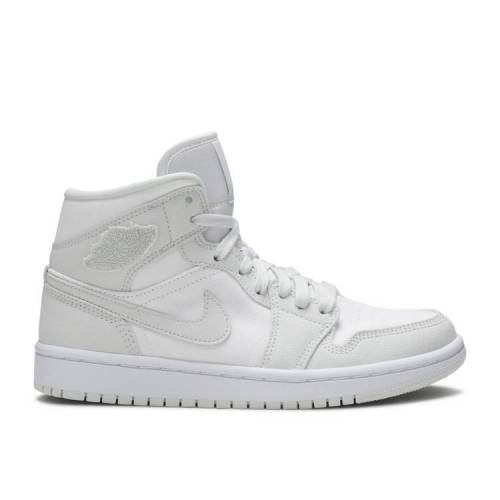 【 AIR JORDAN WMNS JORDAN 1 MID \u0027SPRUCE AURA\u0027 / WHITE SPRUCE AURA 】 ナイキ ミッド 白いこと 白いこと 佇まい エアジョーダン スニーカー レディース