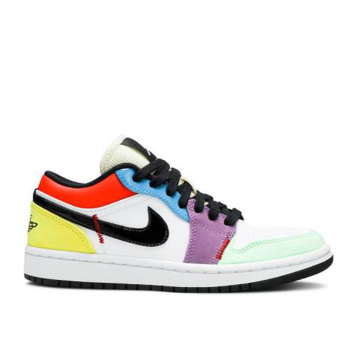 【 AIR JORDAN WMNS JORDAN 1 LOW SE 'LIGHTBULB' / WHITE BLACK LIGHTBULB TEAM 】 ナイキ 白色 ホワイト 黒色 ブラック チーム エアジョーダン スニーカー レディース