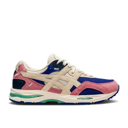 スニーカー アシックス Asics 青色 ブルー Monaco Vanilla スニーカー レディース Asics Wmns Gel Mc Plus Blue Monaco Vanilla スニケス