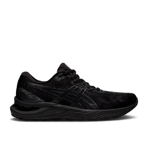 【 ASICS WMNS GEL CUMULUS 23 'BLACK' / BLACK GRAPHITE GREY 】 黒色 ブラック 灰色 グレー スニーカー レディース アシックス｜スニケス