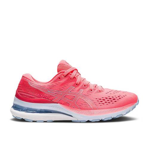 【 ASICS WMNS GEL KAYANO 28 \u0027BLAZING CORAL\u0027 / BLAZING CORAL MIST 】 スニーカー レディース アシックス
