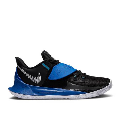 【 NIKE KYRIE LOW 3 TEAM 'BLACK GAME ROYAL' / BLACK GAME ROYAL METALLIC SILVER 】 カイリー チーム ゲーム 黒色 ブラック 銀色 シルバー ゲームロイヤル 青 ブルー' ブルー スニーカー メンズ ナイキ