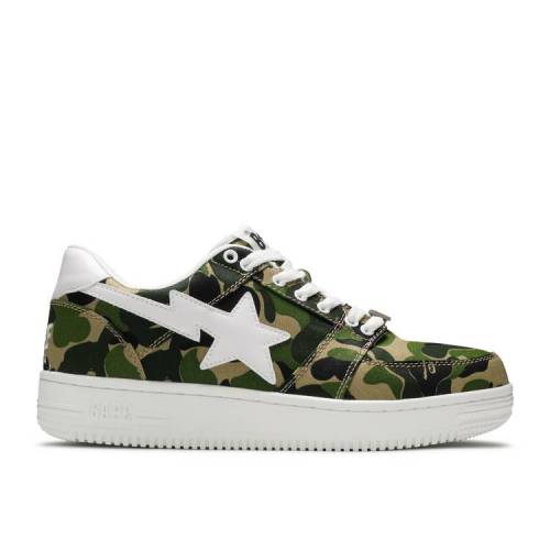 【 BAPE BAPESTA LOW 'ABC CAMO' / GREEN ABC CAMO 】 緑 グリーン カモ柄 スニーカー メンズ ベイプ|スニケス