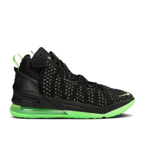 【 NIKE LEBRON 18 EP 'DUNKMAN' / BLACK ELECTRIC GREEN BLACK 】 レブロン 黒色 ブラック 緑 グリーン スニーカー メンズ ナイキ|スニケス