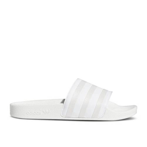 【 ADIDAS WMNS ADILETTE SLIDE 'WHITE SILVER METALLIC' / SILVER METALLIC SILVER METALLIC 】 アディダス アディレッタ サンダル 銀色 シルバー スニーカー レディース|スニケス