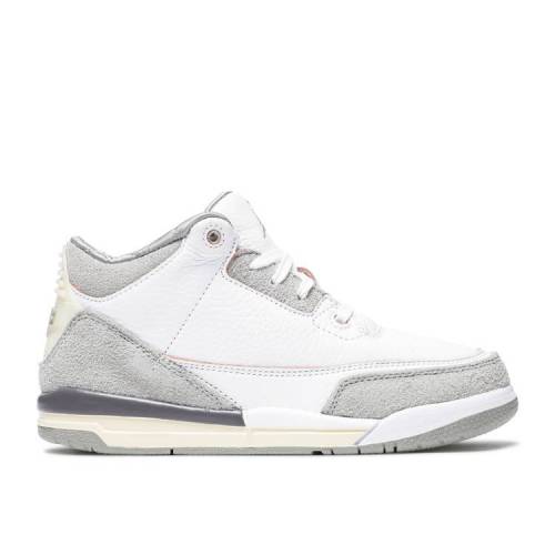 【 AIR JORDAN A MA MANIéRE X JORDAN 3 RETRO SP PS 'RAISED BY WOMEN' / WHITE MEDIUM GREY VIOLET ORE 】 ナイキ 白色 ホワイト 灰色 グレー 紫 バイオレット エアジョーダン ジュニア キッズ ベビー マタニティ スニー|スニケス