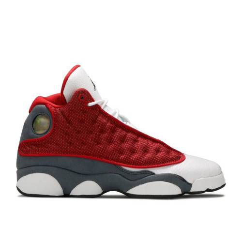 【 AIR JORDAN JORDAN 13 RETRO GS 'RED FLINT' / GYM RED FLINT GREY WHITE BLACK 】 ナイキ サーティーン 赤 レッド 灰色 グレー 白色 ホワイト 黒色 ブラック エアジョーダン ジュニア キッズ ベビー マタニティ ｜スニケス
