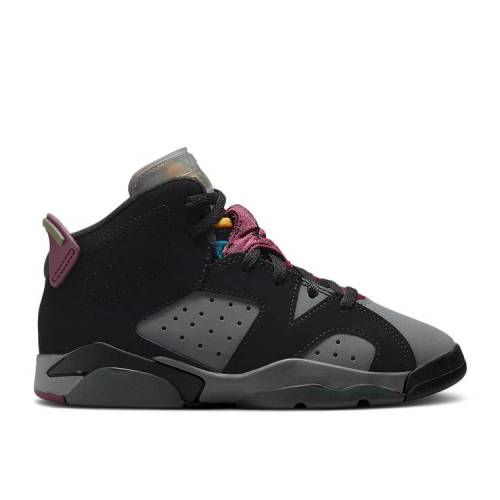 【 AIR JORDAN JORDAN 6 RETRO PS 'BORDEAUX' / BLACK LIGHT GRAPHITE DARK GREY 】 ナイキ 黒色 ブラック 灰色 グレー エアジョーダン ジュニア キッズ ベビー マタニティ スニーカー｜スニケス