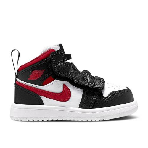 【 AIR JORDAN JORDAN 1 MID ALT TD 'BLACK GYM RED' / WHITE BLACK GYM RED 】 ナイキ ミッド 白色 ホワイト 黒色 ブラック 赤 レッド エアジョーダン ベビー|スニケス