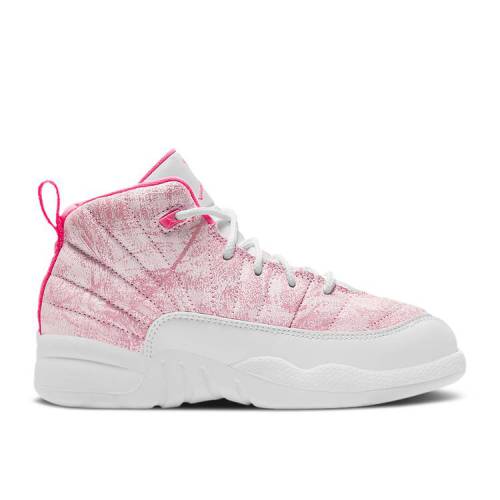 【 AIR JORDAN JORDAN 12 RETRO PS 'ARCTIC PINK' / WHITE HYPER PINK ARCTIC PUNCH 】 ナイキ 白色 ホワイト ピンク エアジョーダン ジュニア キッズ ベビー マタニティ スニーカー｜スニケス
