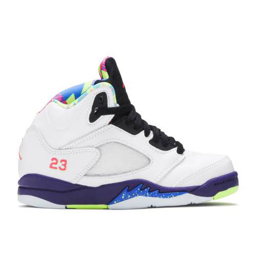 【 AIR JORDAN JORDAN 5 RETRO PS 'ALTERNATE BEL-AIR' / WHITE COURT PURPLE RACER PINK 】 ナイキ 白色 ホワイト コート 紫 パープル ピンク エアジョーダン BELAIR' ジュニア キッズ ベビー マタニティ スニーカー|スニケス