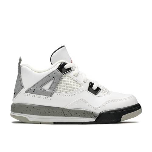 【 AIR JORDAN JORDAN 4 RETRO OG TD \u0027WHITE CEMENT\u0027 2016 / WHITE FIRE RED BLACK MATTE 】 ナイキ 白いこと 白いこと 火の手 赤 赤いこと 黒いこと 黒いこと エアジョーダン もの言う花