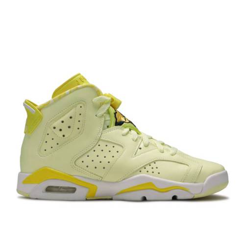 【 AIR JORDAN JORDAN 6 RETRO GG 'CITRON TINT' / CITRON TINT DYNAMIC YELLOW BLACK 】 ナイキ ダイナミック 黄色 イエロー 黒色 ブラック エアジョーダン ジュニア キッズ ベビー マタニティ スニーカー|スニケス