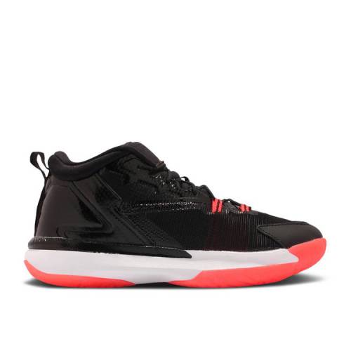 【 AIR JORDAN JORDAN ZION 1 PS 'BLOODLINE' / BLACK WHITE BRIGHT CRIMSON 】 ナイキ 黒色 ブラック 白色 ホワイト クリムゾン エアジョーダン ジュニア キッズ ベビー マタニティ スニーカー