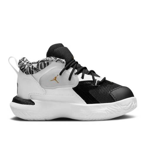【 AIR JORDAN JORDAN ZION 1 TD 'GEN ZION' / BLACK WHITE METALLIC GOLD 】 ナイキ 黒色 ブラック 白色 ホワイト ゴールド エアジョーダン ベビー|スニケス