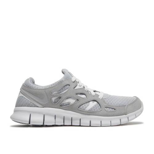 【 NIKE FREE RUN 2 'WOLF GREY' / WOLF GREY WHITE PURE PLATINUM 】 フリー ラン 灰色 グレー 白色 ホワイト ピュア プラチナム スニーカー メンズ ナイキ|スニケス